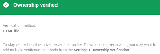 linking google search console with website