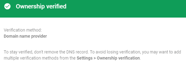 linking google search console with website